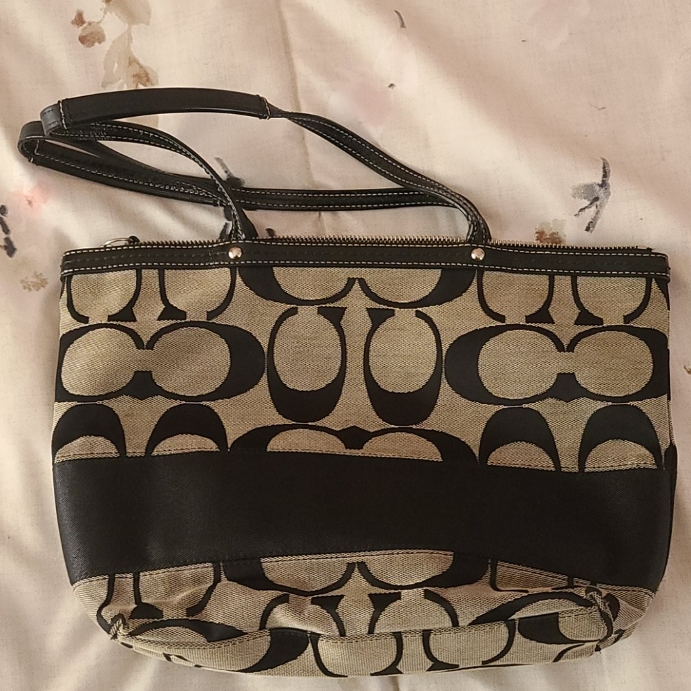 Vintage coach bucket bag